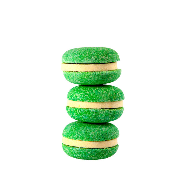 Badebombe Macarons - Apfel