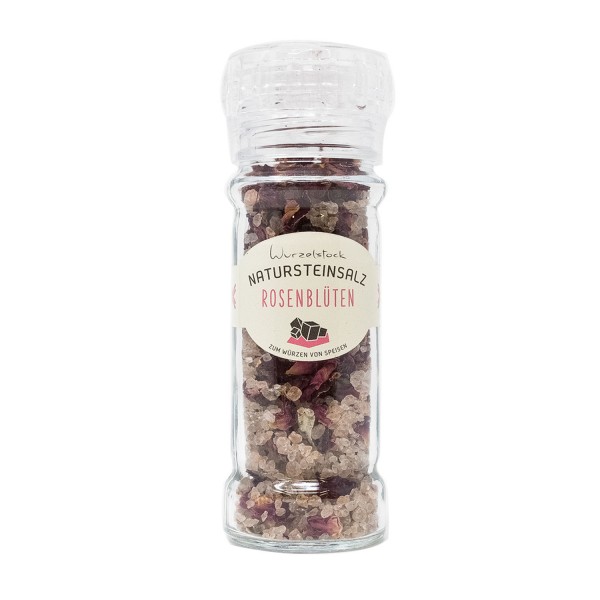 Salzmühle Rosenblüten