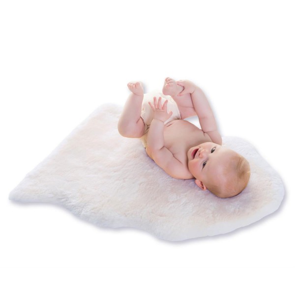 Baby Lammfell weiß