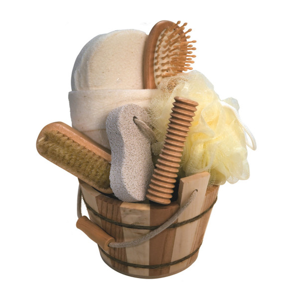 Geschenkset Saunakübel mit Kordel