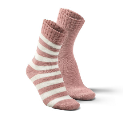 Alpaka Socken rosa gestreift 2er Pack Alpaka Socken rosa gestreift 2er Pack