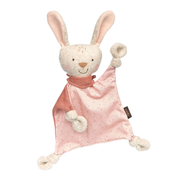 Schnuffeltuch Hase rosa