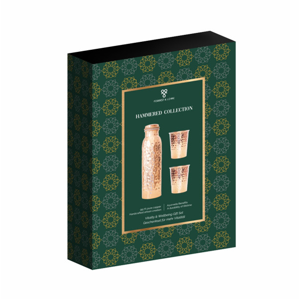 Kupfer Geschenkset gehämmert
