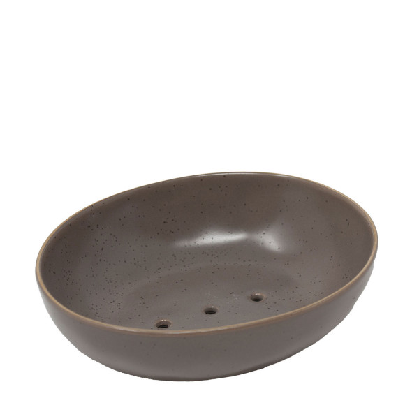Seifenschale Keramik Classic brown