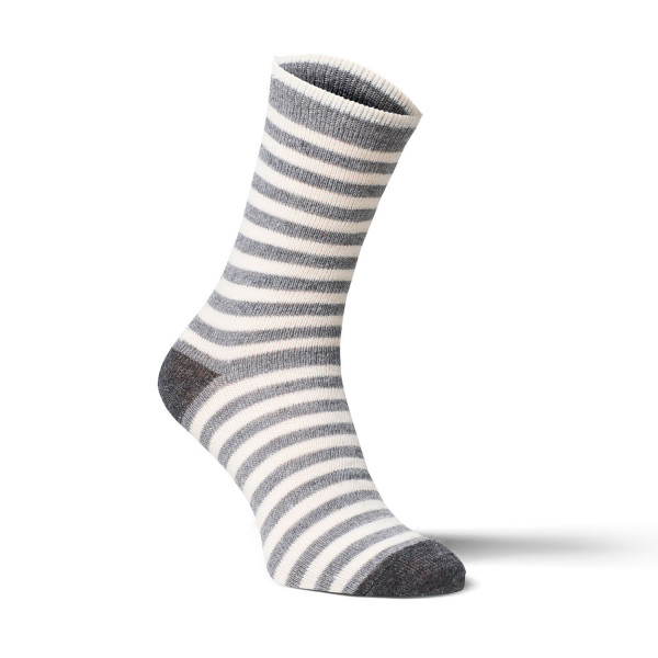 Alpaka Socken gestreift 2er Pack