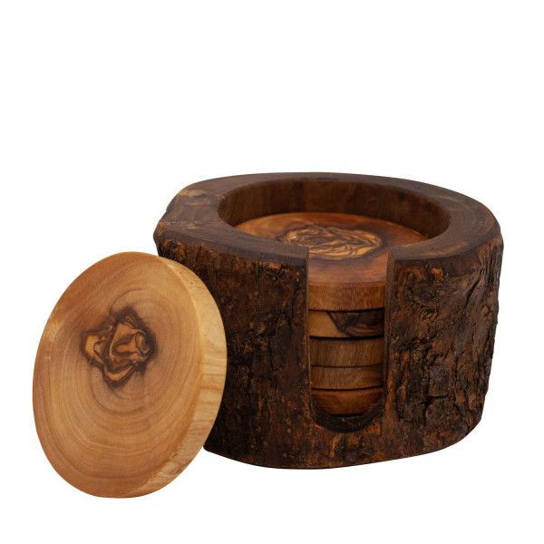 Untersetzer-Set mit Naturbox