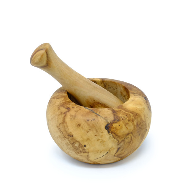 Olivenholz Mörser 10 cm