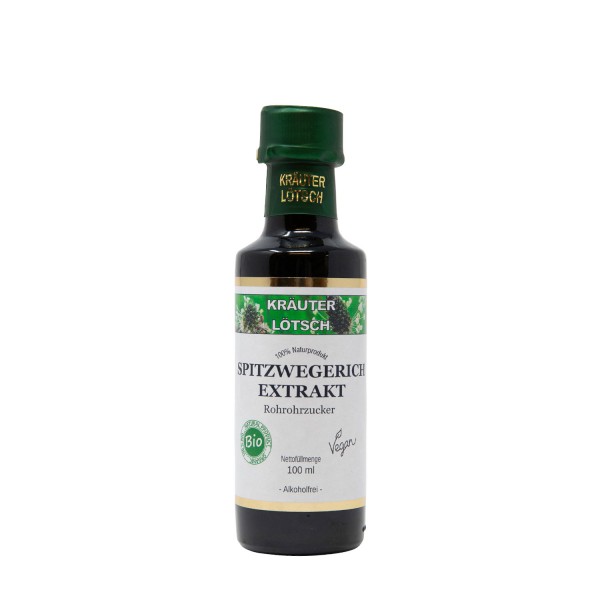 Spitzwegerich Extrakt mit Zucker