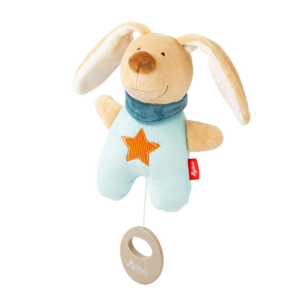 Baby Mini-Spieluhr Hase hellblau