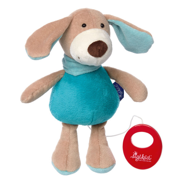 Baby Spieluhr Hund blau